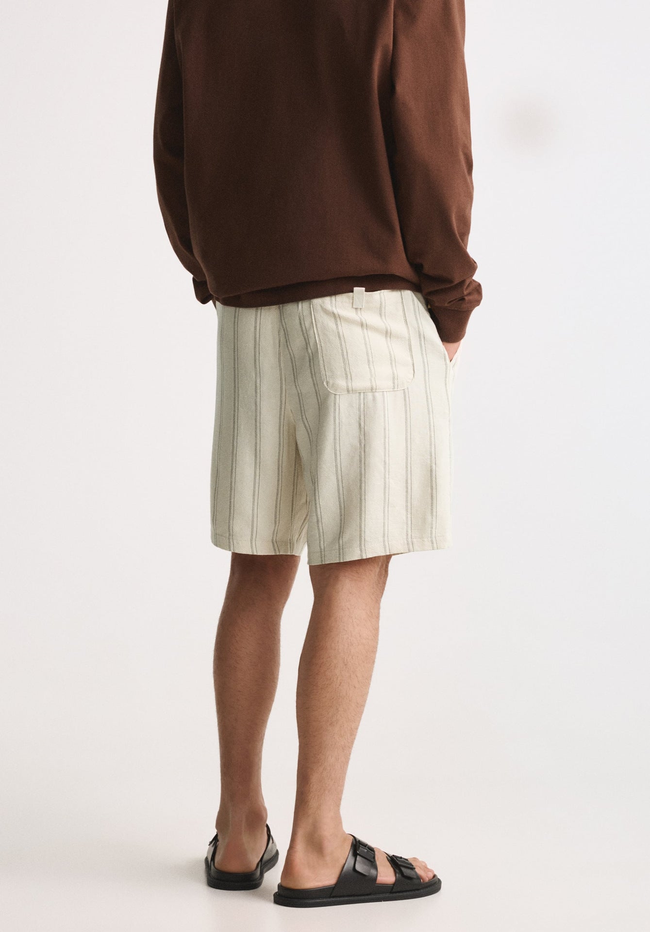 Shorts - Casual Lin Shorts - Lättviktig linneblandning för komfort - Perfekt för sommarens äventyr