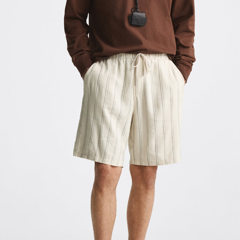 Shorts - Casual Lin Shorts - Lättviktig linneblandning för komfort - Perfekt för sommarens äventyr