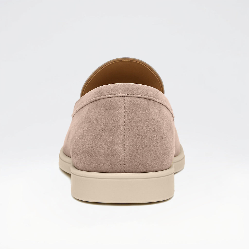 Herr – Loafers – Mocka – Klassiska slip-on-skor