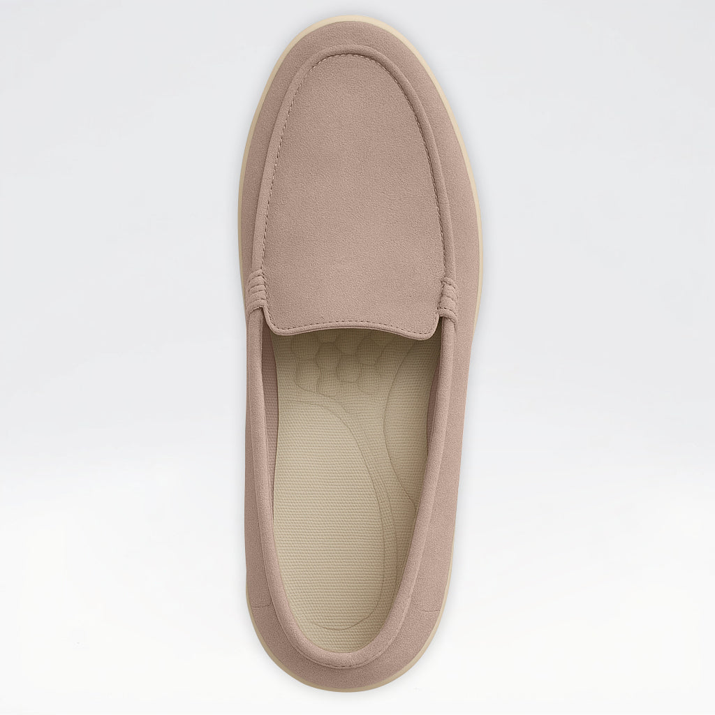 Herr – Loafers – Mocka – Klassiska slip-on-skor